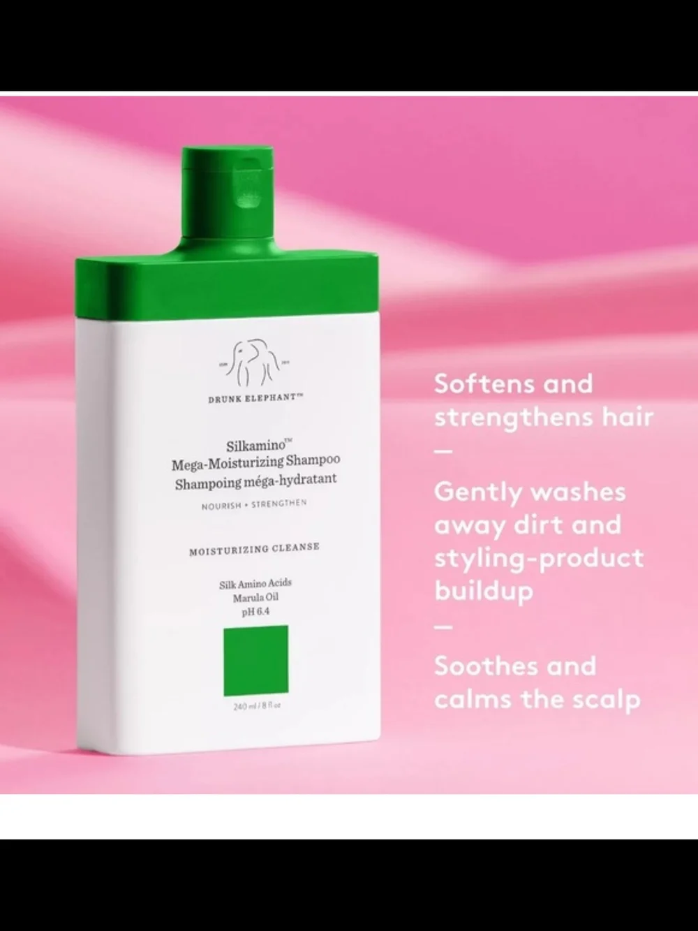 Drunk Elephant Silkamino Mega-Moisturizing Shampoo NEW